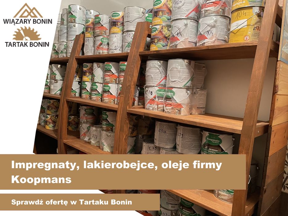 Impregnaty Lakierobejce Oleje 2,5L Koopmans TARTAK BONIN