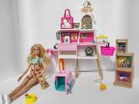 Barbie opiekunka zwierząt zestaw