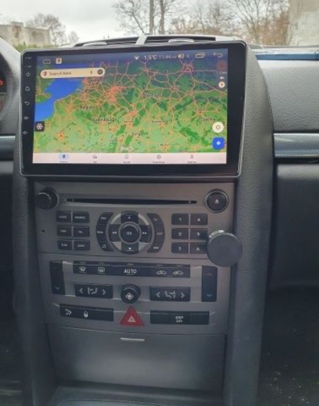 Peugeot 407 Android radia bluetooth YouTube wifi Gps