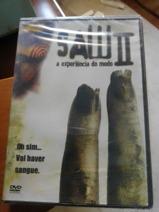 Dvd NOVO Saw II - A Experiência do Medo SELADO 2 2º Filme de Terror