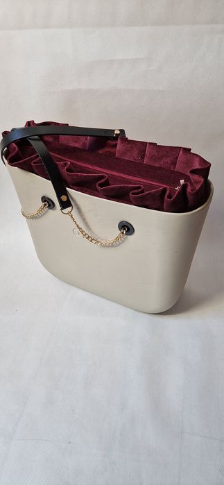 Organizer do torebki obag standard bordowy