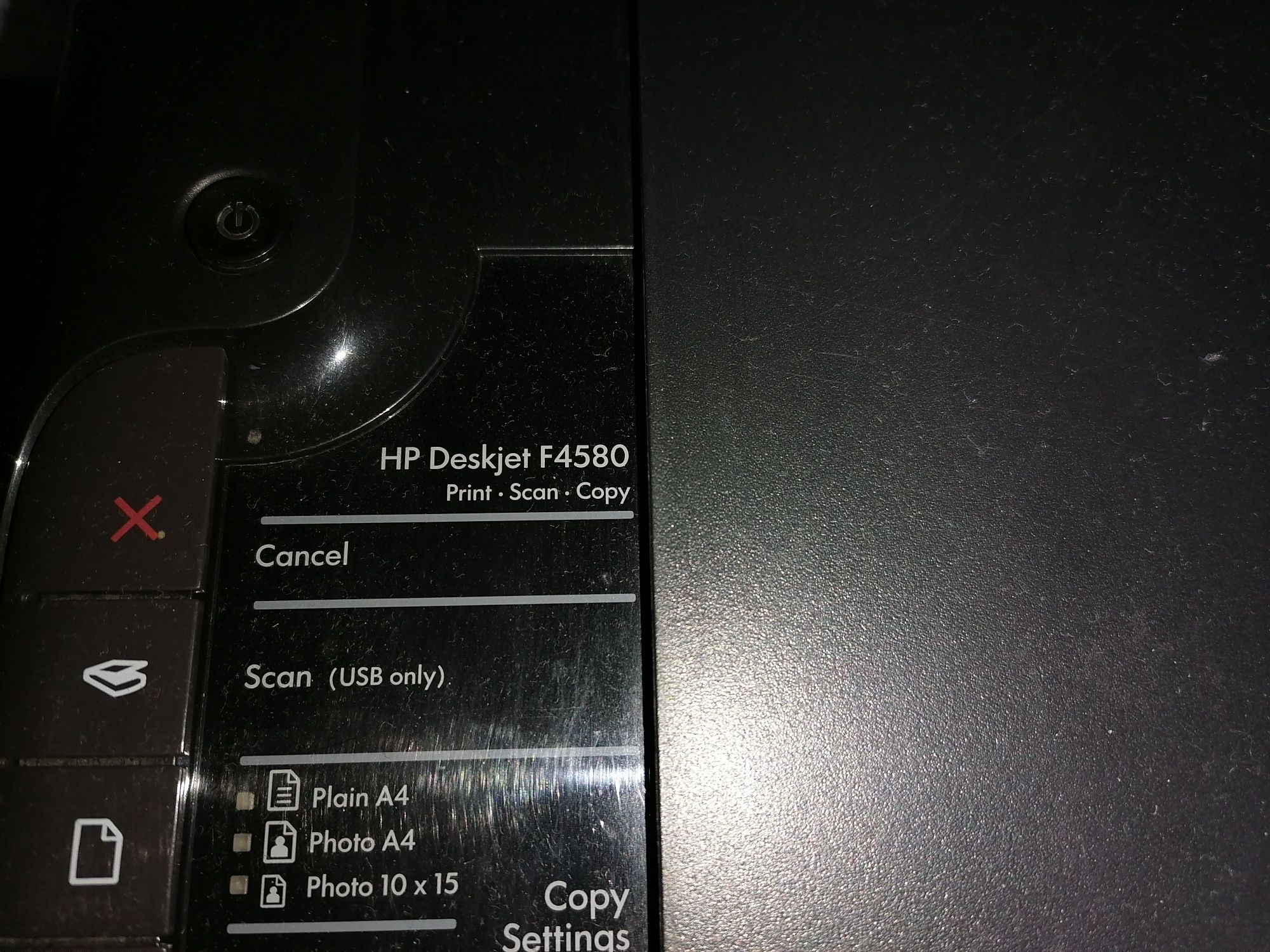 Dwie drukarki HP Deskjet F4580