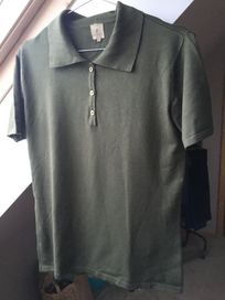 Vero Moda sweterek polo L wiskoza+nylon