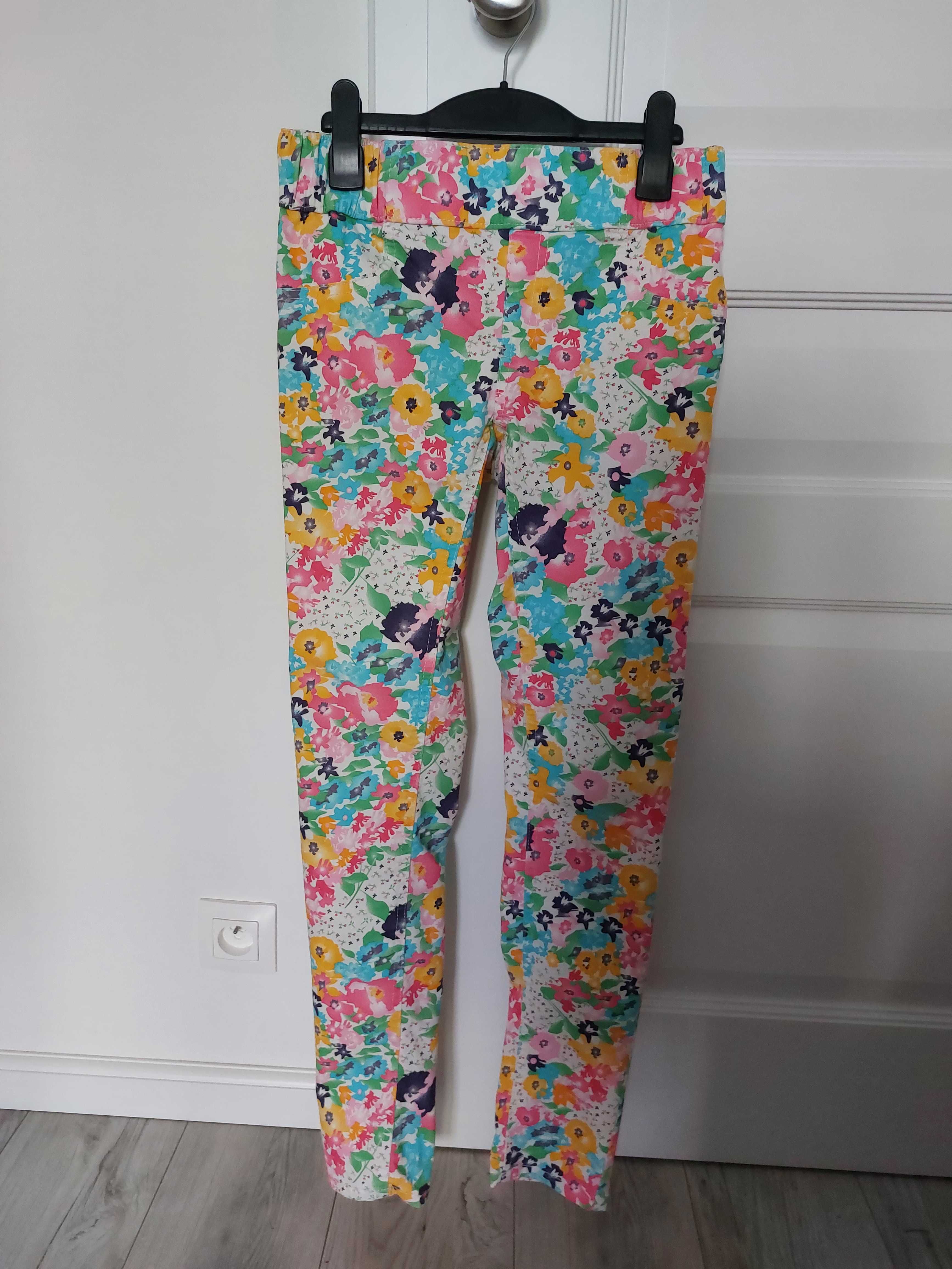 Esmara , kolorowe jegginsy / jeansowe legginsy , rozm. 36 / S