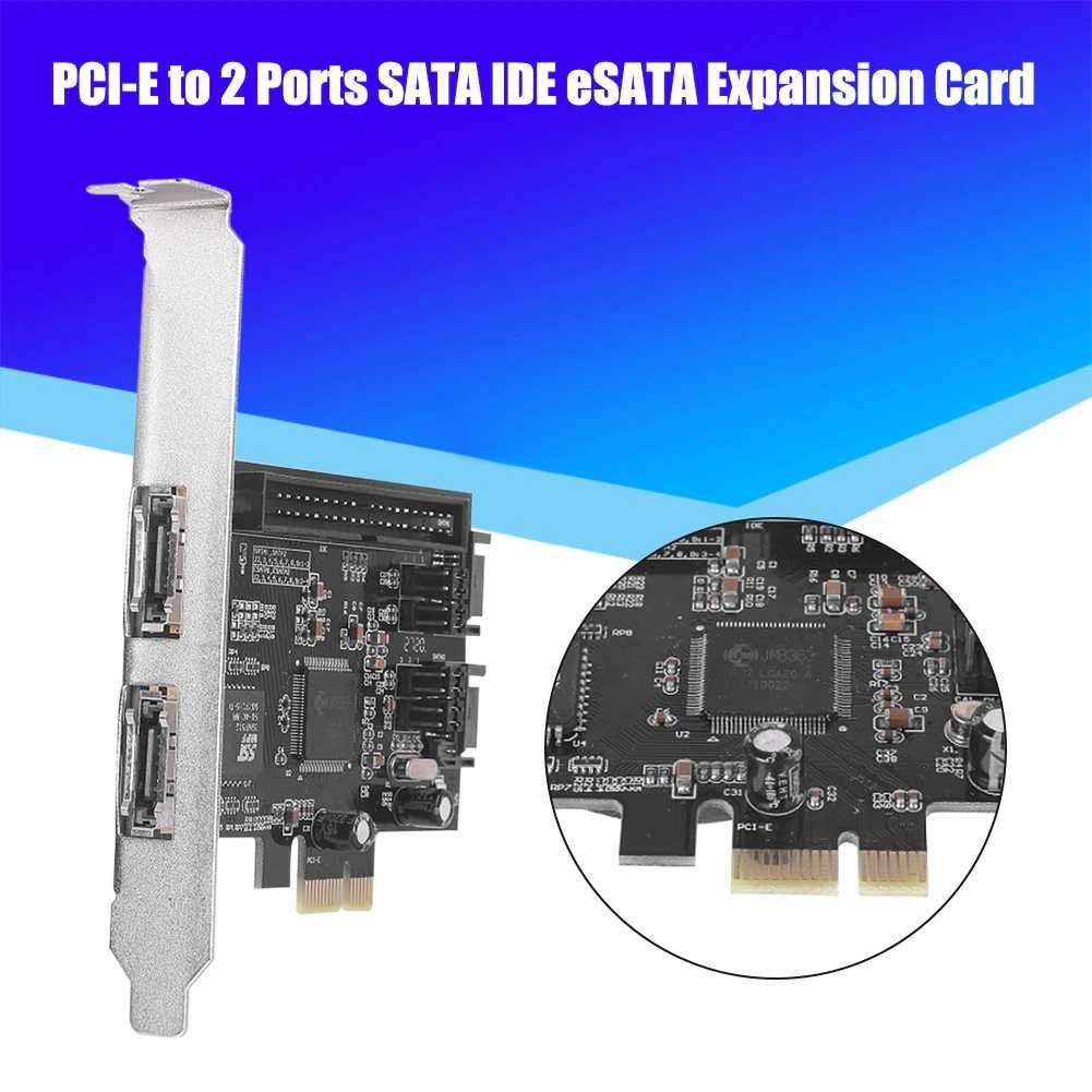 Контроллер адаптер 2, 4, 6 и 8 портов SATA, eSATA, IDE на PCI-e x1, x4