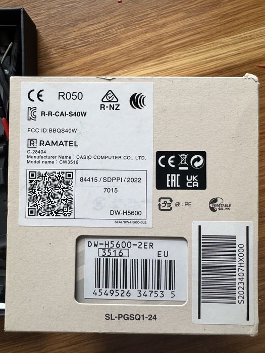 Casio g shock dw h5600 mod gwarancja