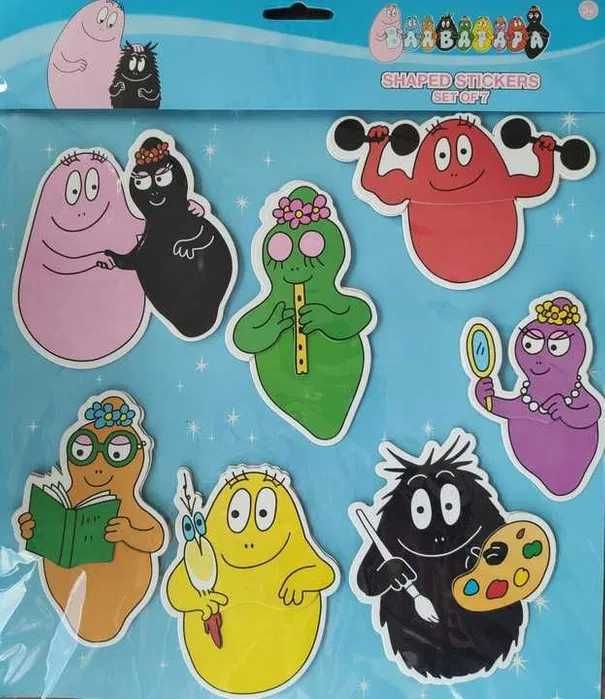 BARBAPAPA NAKLEJKI ŚCIENNE na ścianę do pokoju dziecięcego DEKORACJAx2