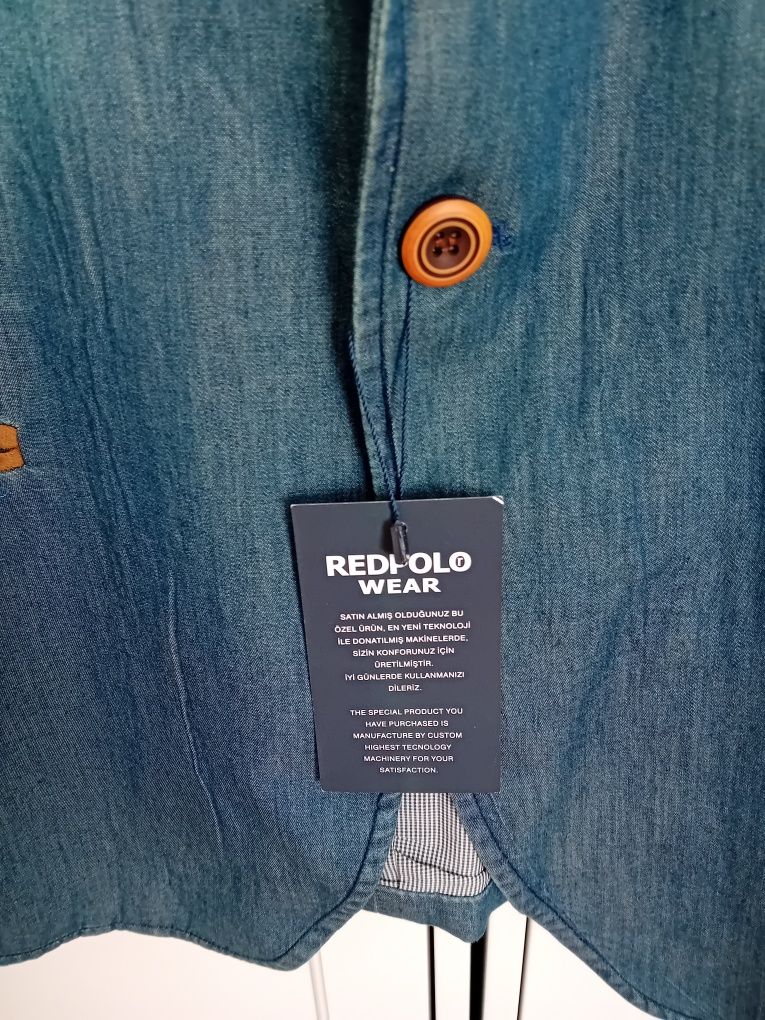 #Redpolo grand marynarka granatowa niebieska jeansowa