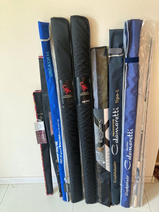 Спінінгові вудилища: Shimano/Breaden/Graphiteleader/Gamakatsu/Xesta.