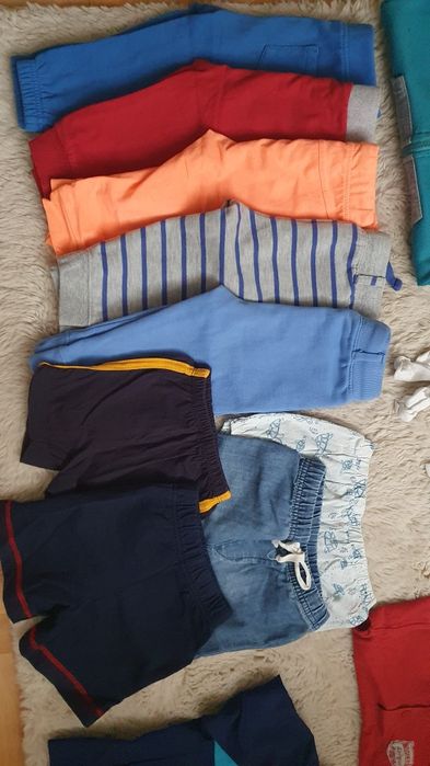 Paczka ciuszków dla chłopca w rozmiarze 74/80/86 cm