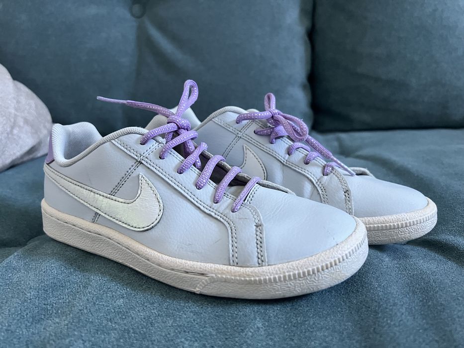 Кеди nike блакитні з фіолетовим