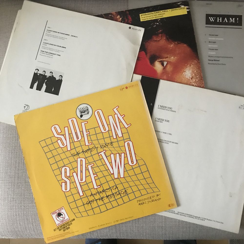 Pakiet 10 płyt winylowych: rock, pop-rock lata 80’s i 90’s - maxi 12.
