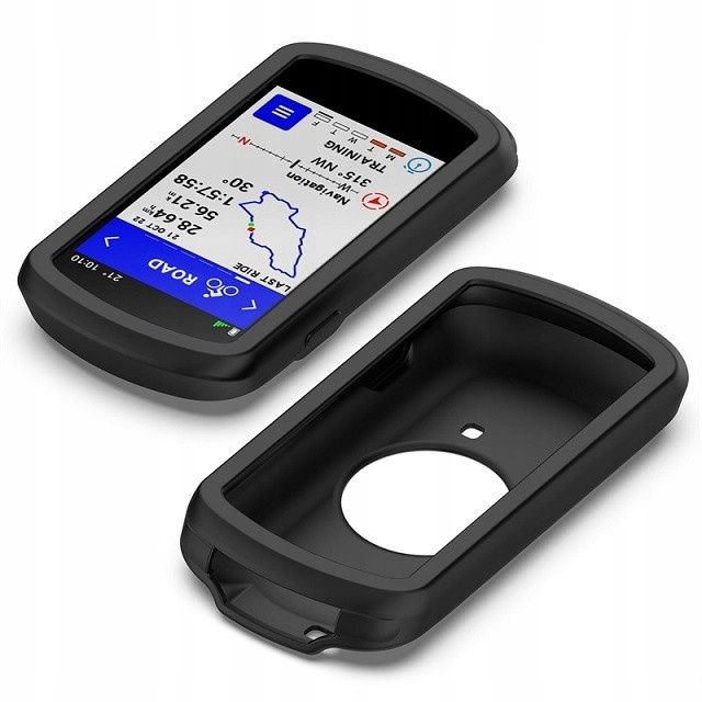 Zestaw Szkło Hartowane 9H+ Etui Silikonowe do GARMIN GPS Edge 1040