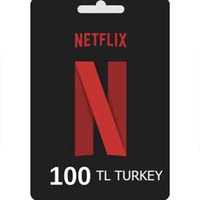 Netflix karta podarunkowa doładowanie gift card 100TL TRY Turcja