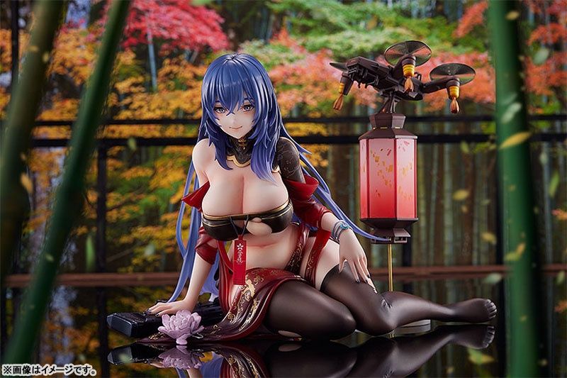 Figurka Anime - Girls' Frontline DP-12 Echeveria Lantern -Crimson- 1/6