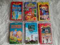6 Filmes de animação em VHS