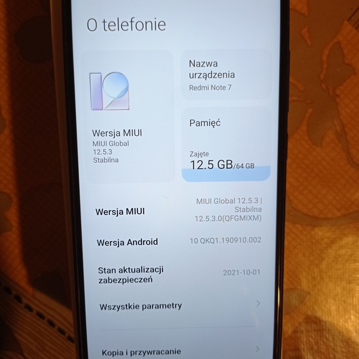 Telefon komórkowy Redmi Note 7