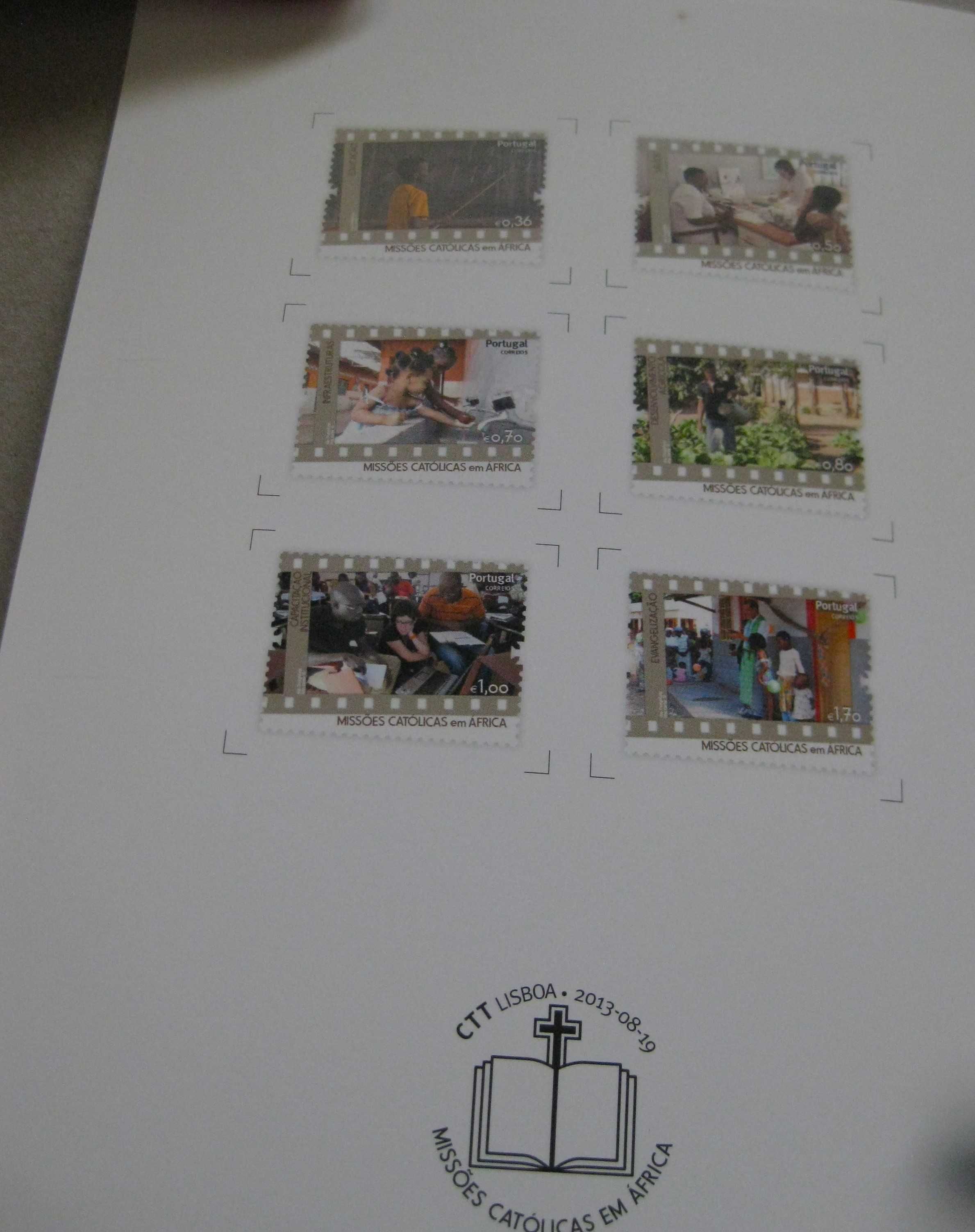 Pagela das Missões Católicas em Africa 19 de Agosto 2013