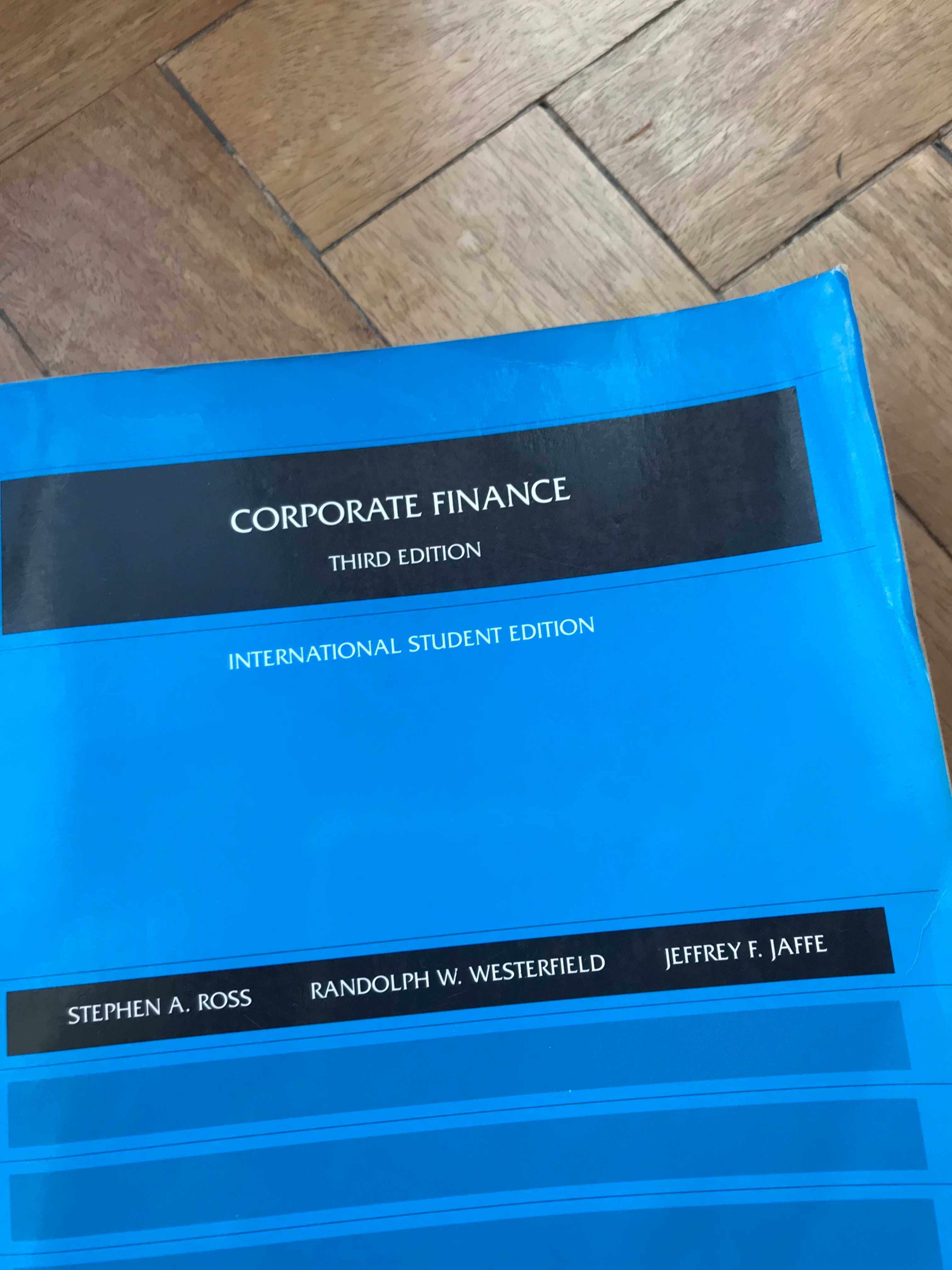 Livro Corporate Finance - International Student Edition