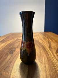 Zdobiony wazon z laki, 19,5 cm