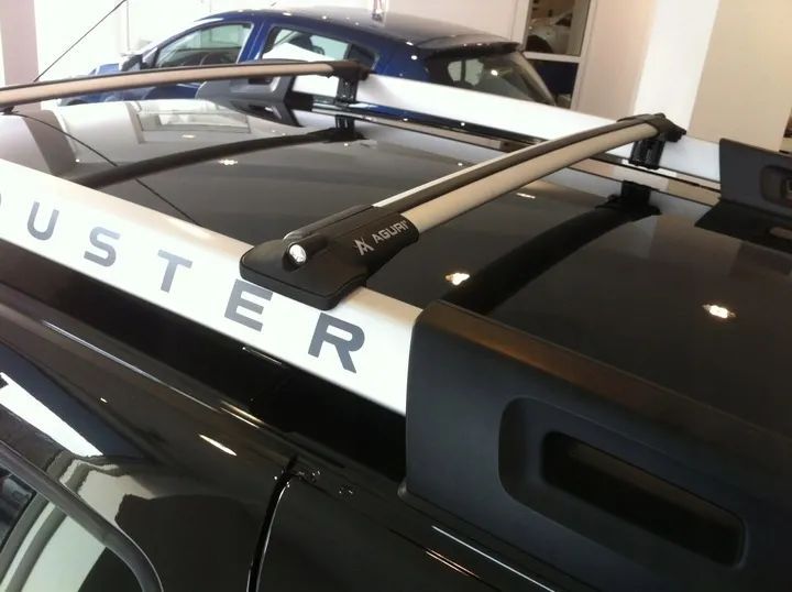 Dacia Duster 2014 - wysoki reling bagażnik dachowy oryginał Alu klucz