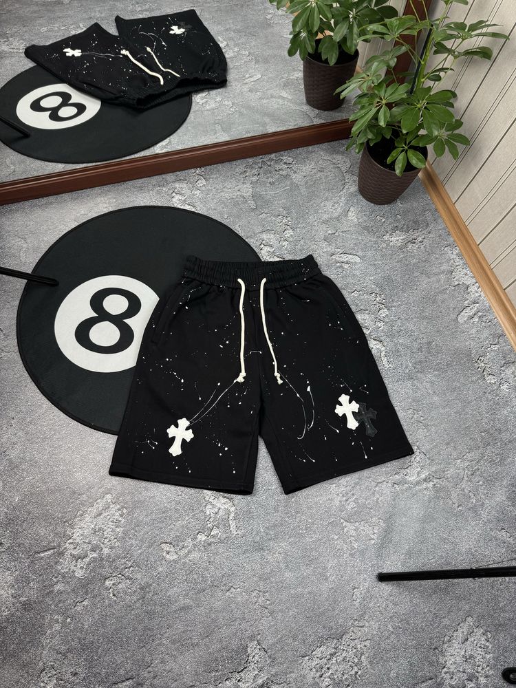 В НАЯВНОСТІ‼️ Шорти Chrome Hearts шорты Хром Хартс