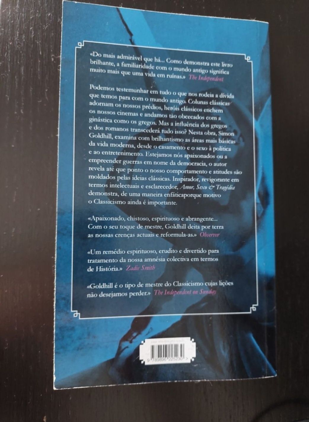 Livro "Amor, sexo e tragédia"