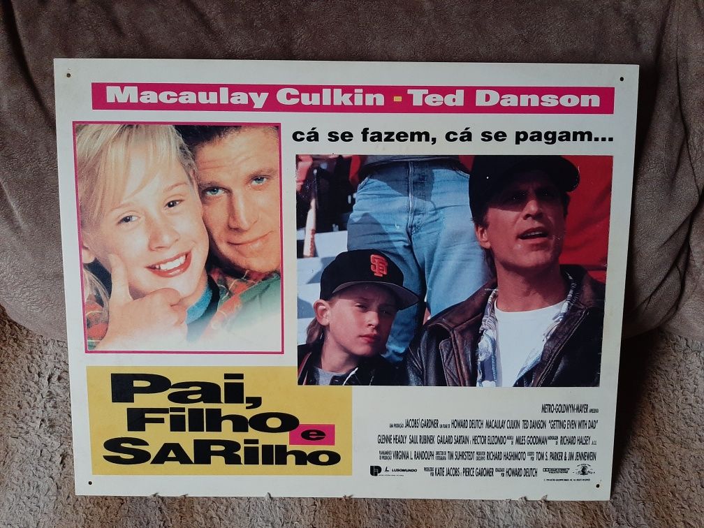 Cartaz de cinema Pai, Filho e Sarilho Macaulay Culkin