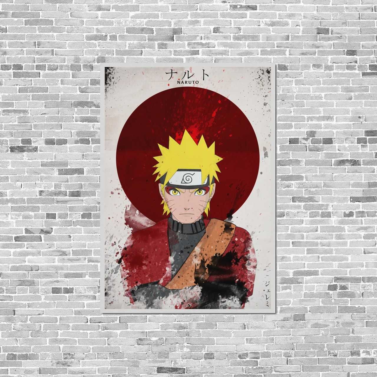 Плакати постери Наруто Naruto Боруто аніме манга ніндзя