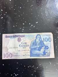 Banknoty 100 escudos Portugalia