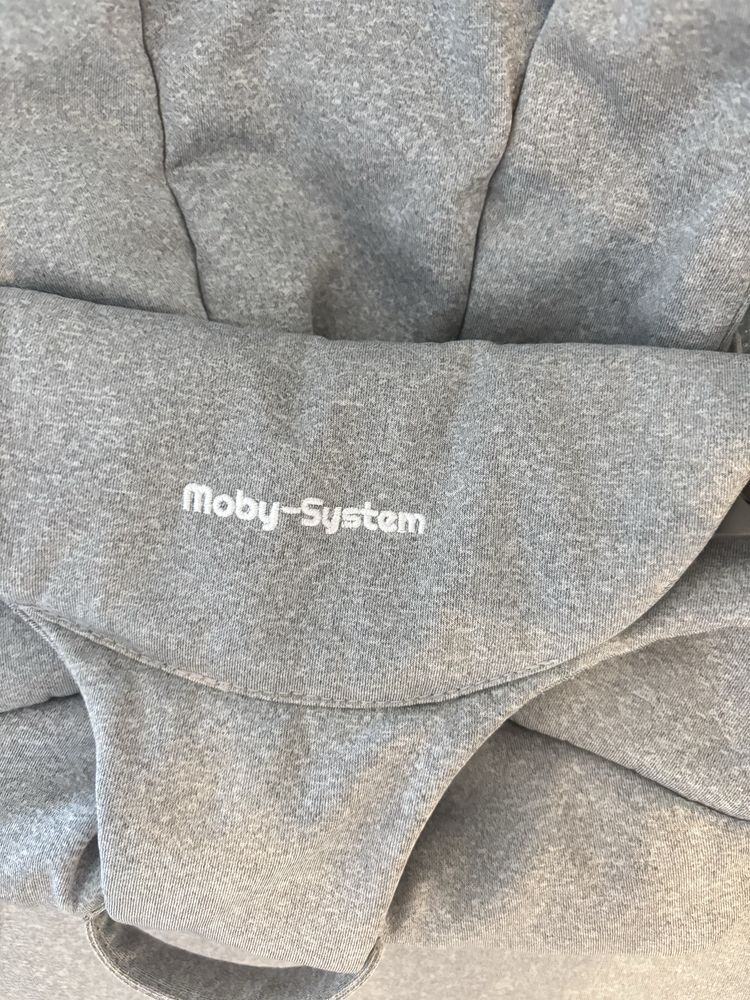 Bujaczek moby system dla niemowlat szary