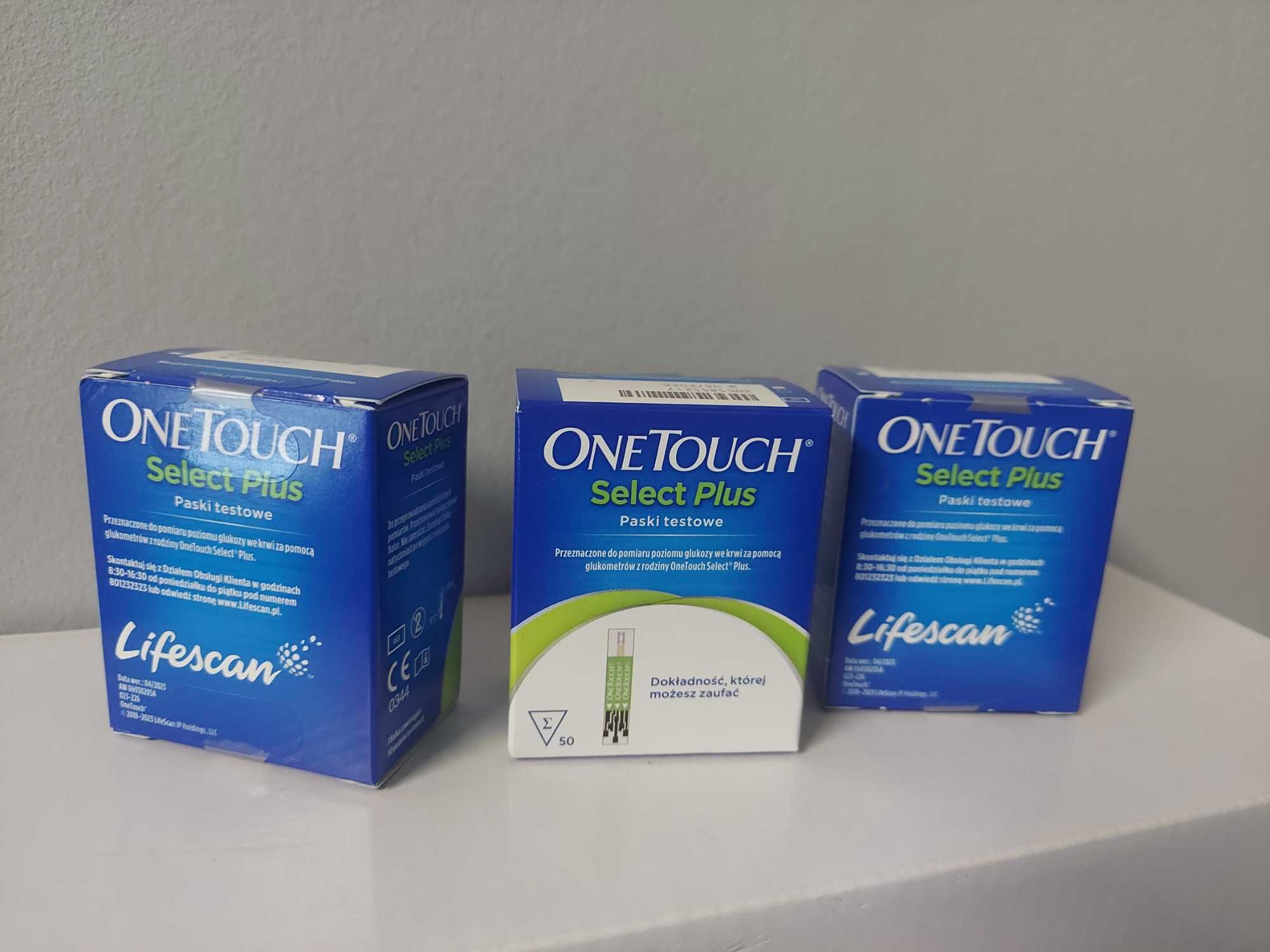 One Touch Select Plus Paski testowe, 50 sztuk 6/2026- 1 opakowanie