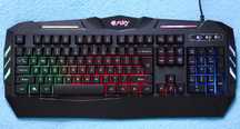 Klawiatura Fury Thunderstreak gamingowa podświetlana gamerska
