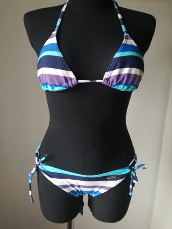 Kostium strój kąpielowy dwuczęściowy bikini na plażę basen S 36 38 A B