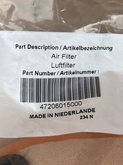 Filtr powietrza KTM 85 nowy oryginał