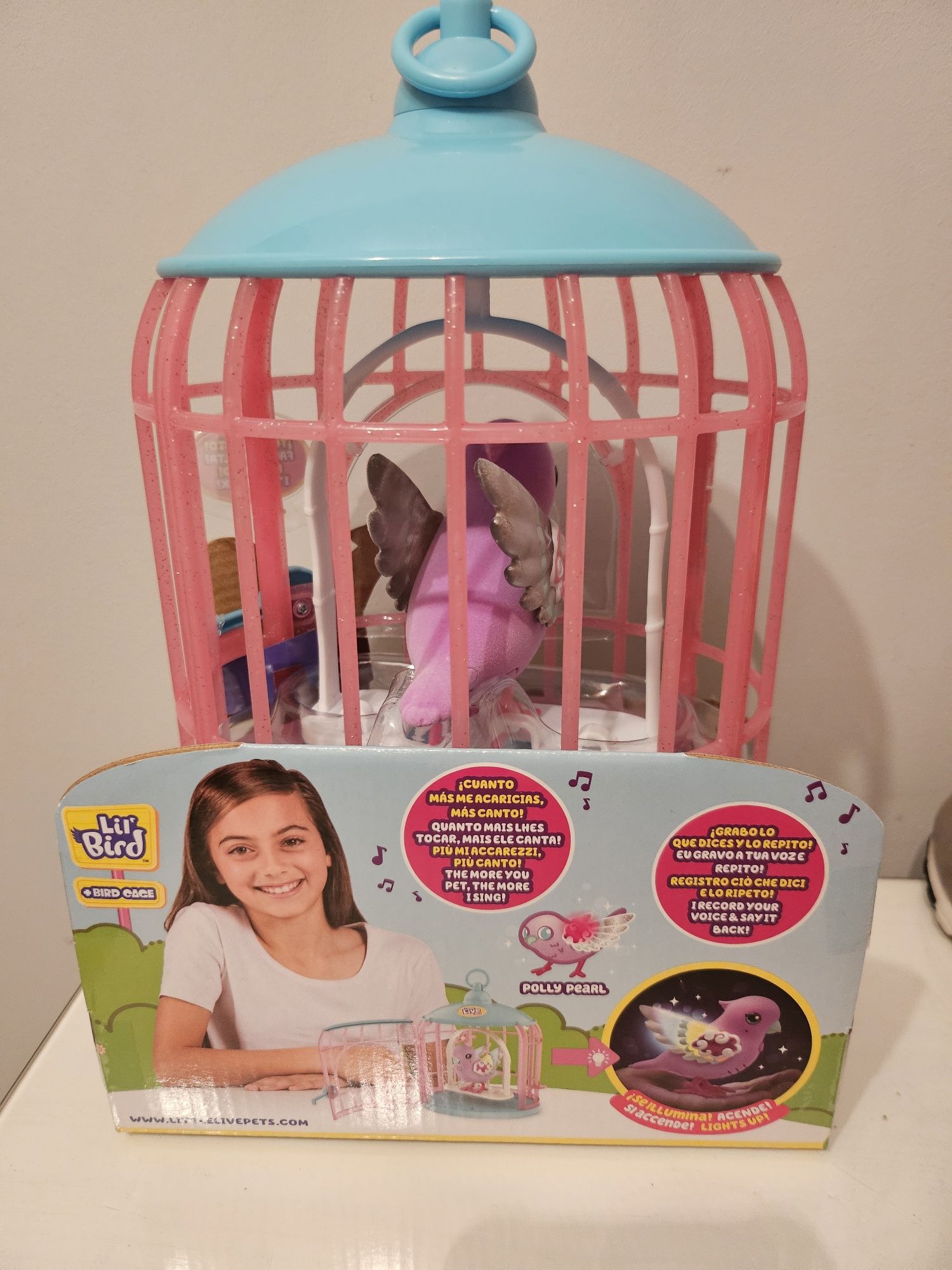 Nowa Little live Pets Ptaszek z klatką