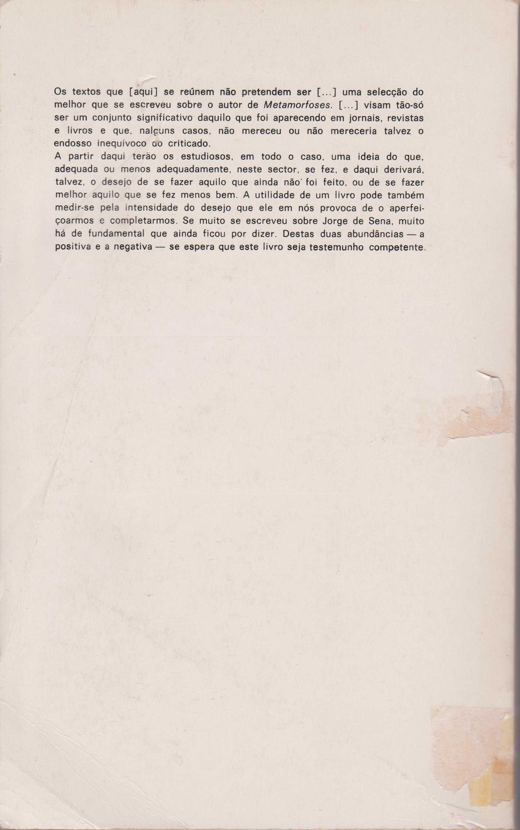 Estudos sobre Jorge de Sena