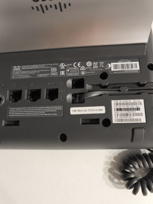 Проводной IP-телефон Cisco UC Phone 7821