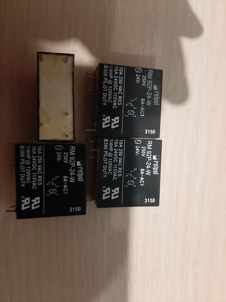 Реле Relpol RM94P-24-W, 24VDC, 8А/250VAC. R2N-2012-23-5024-WT