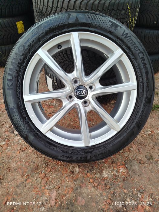 Koła Stalowe KIA STONIC 6,5Jx17(4x100,ET49)+Opony KUMHO 205/55R/17 95V
