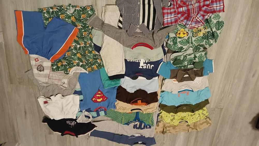 Paka ubrań dla chłopca rozmiar 86
