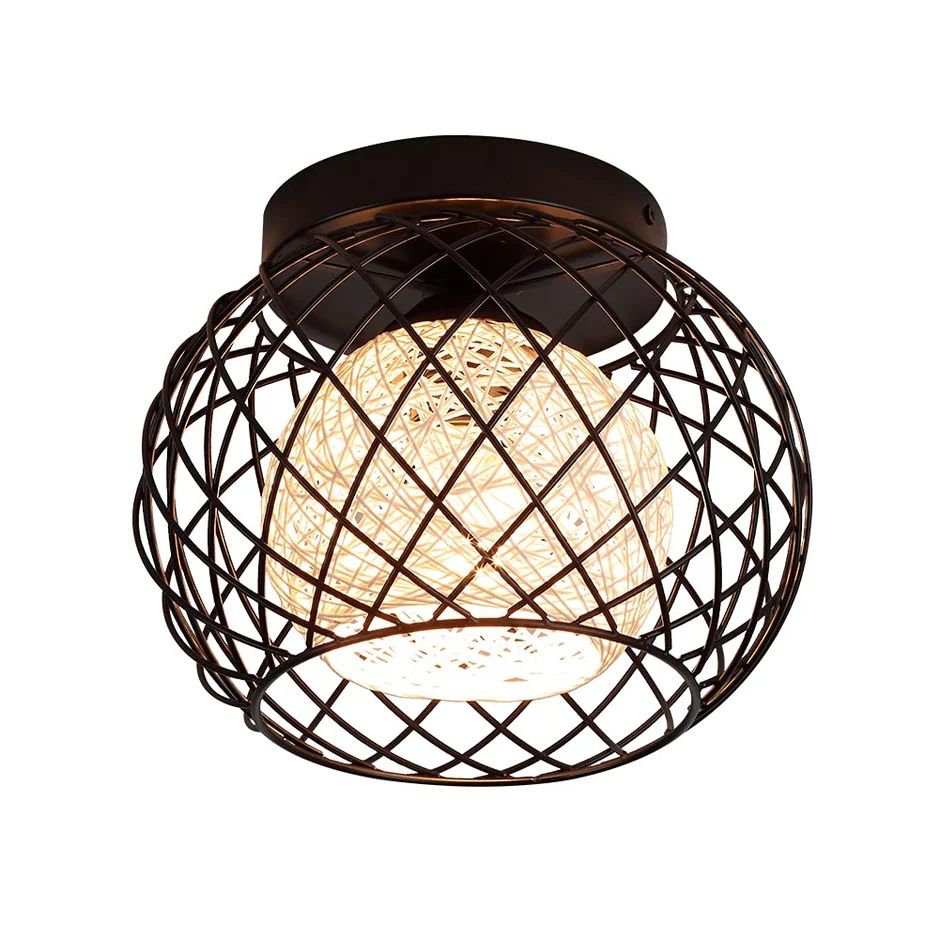 Lampa sufitowa czarna 27e