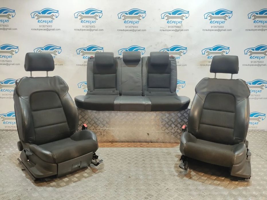 Conjunto de Bancos Audi A3 8P S-Line S Line 3 portas Pele Tecido