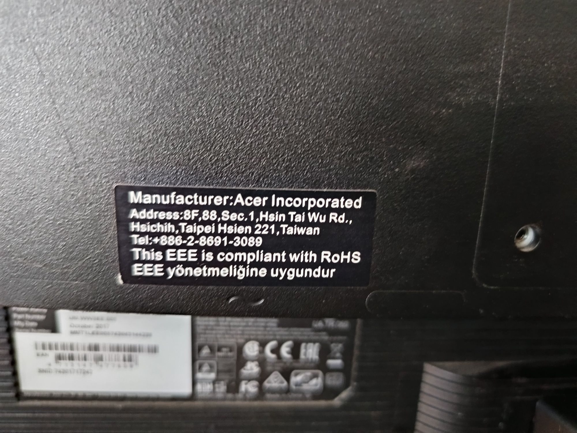 Monitor do komputera Acer 21 cali
