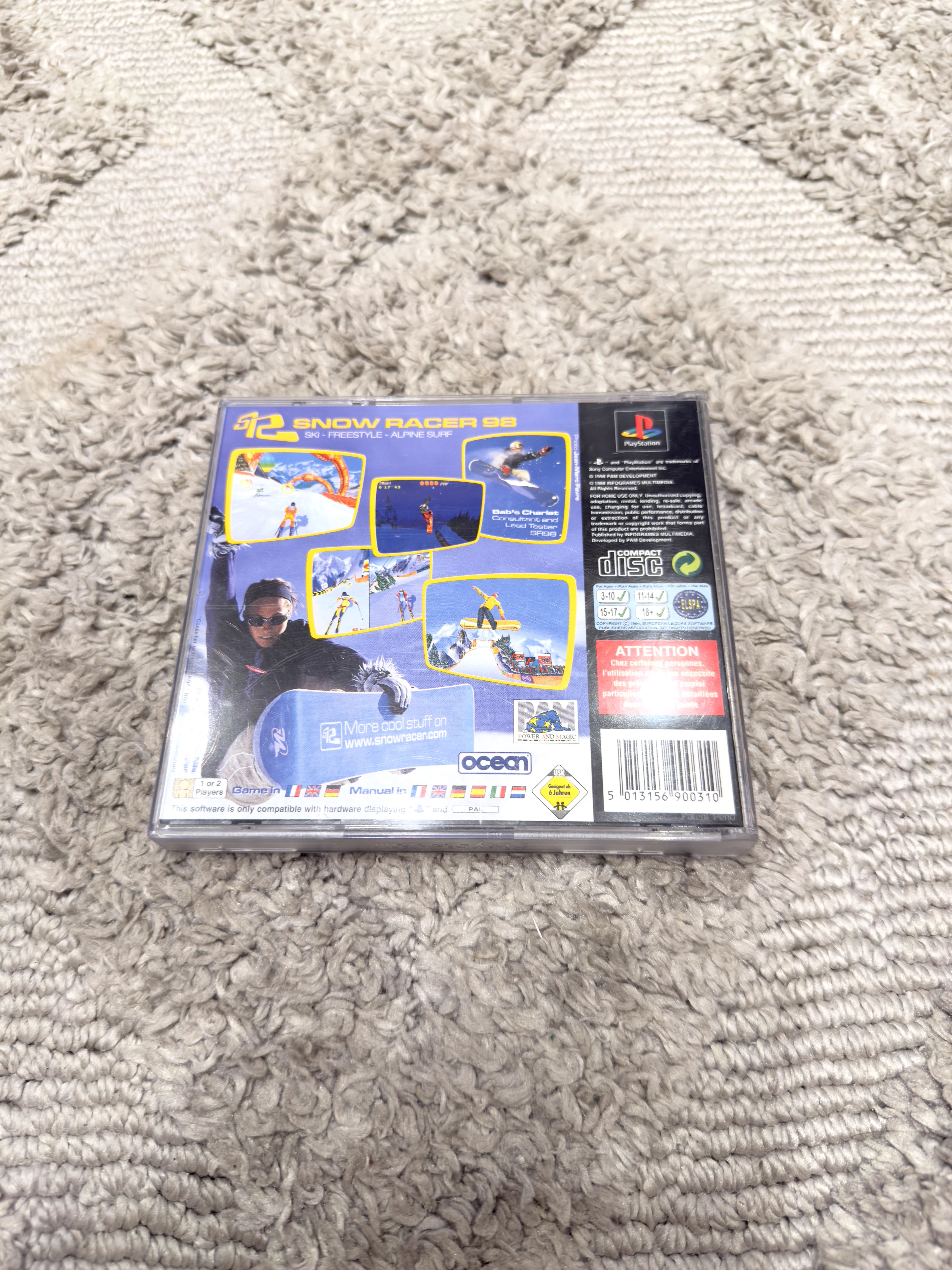 snow racer 98 ps1 psx