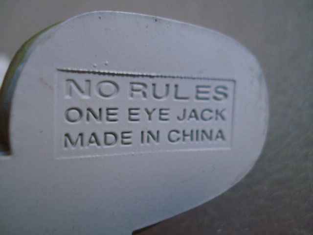 NO RULES - Rara  Figura Bad boy "One Eye Jack"
