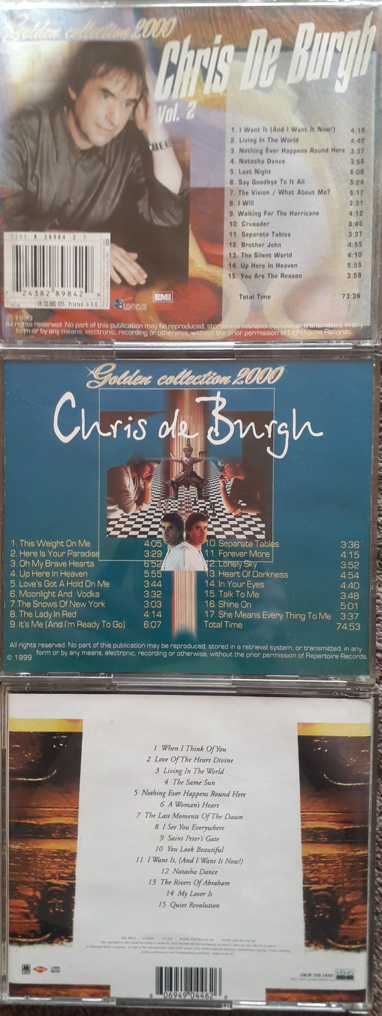 Chris de burgh CD zestaw trzech płyt
