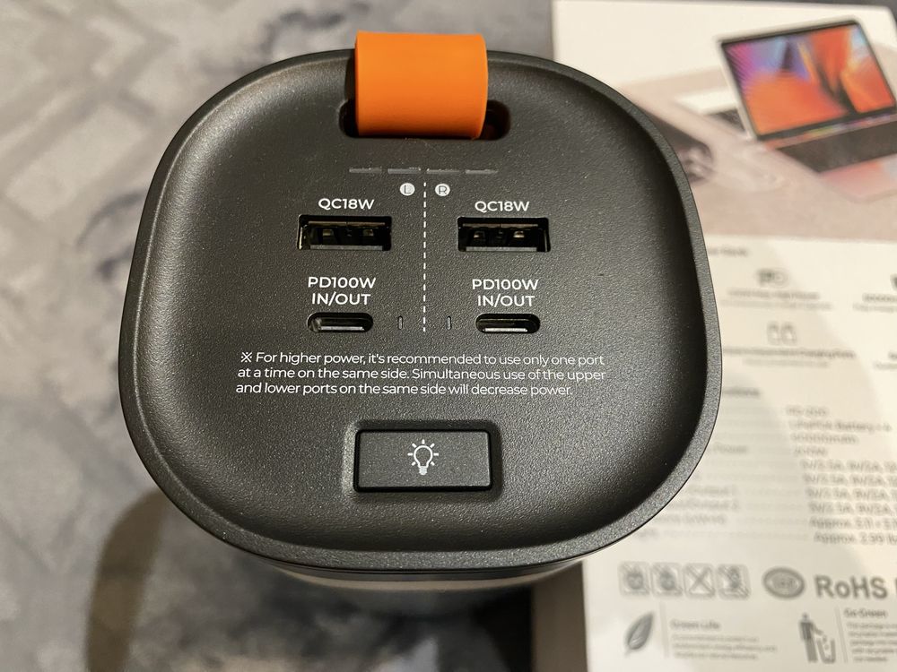 Повербанк 60000 mAh 200W LiFePo4