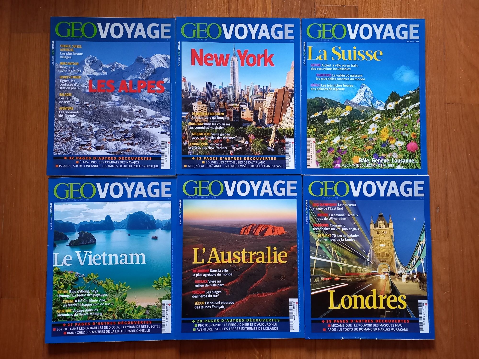 25 Revistas Geo números especiais e Geo Voyage