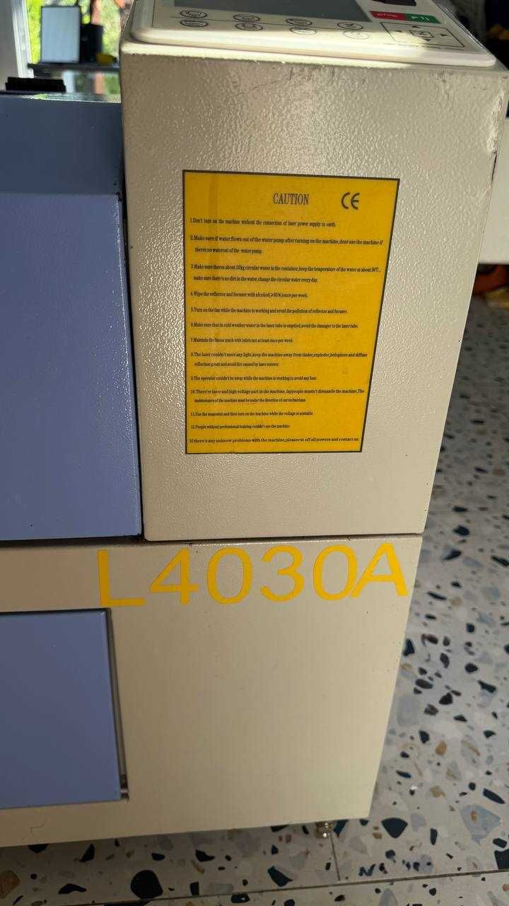 Лазерний верстат СО2 L-Laser L4030 з широким спектром матеріалів, NEW